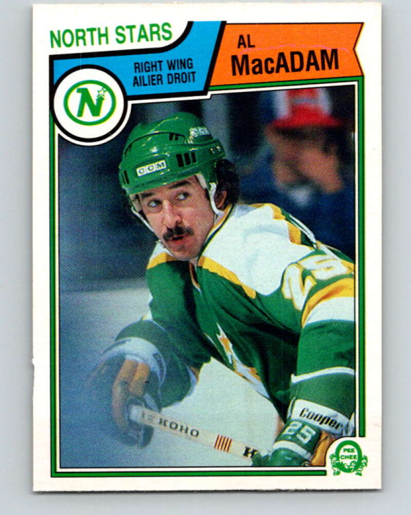 1983-84 O-Pee-Chee #173 Al MacAdam  Minnesota North Stars  V27282