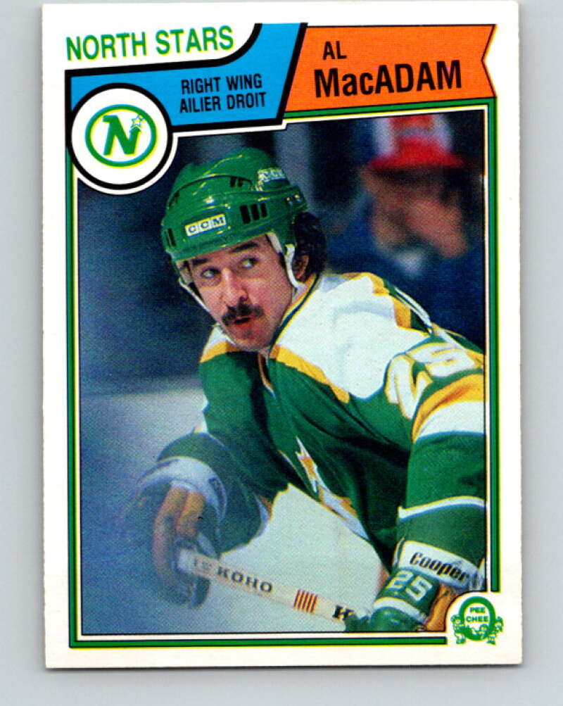 1983-84 O-Pee-Chee #173 Al MacAdam  Minnesota North Stars  V27285