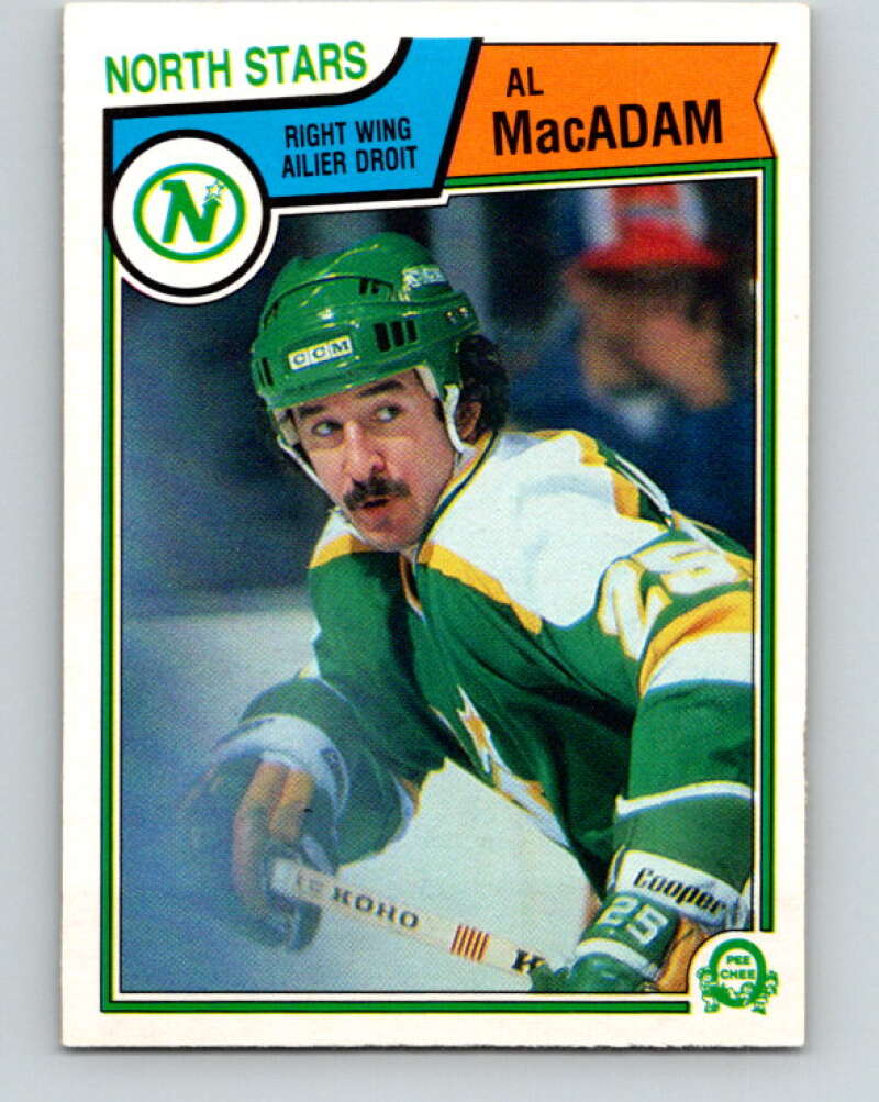 1983-84 O-Pee-Chee #173 Al MacAdam  Minnesota North Stars  V27286