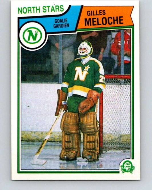 1983-84 O-Pee-Chee #177 Gilles Meloche  Minnesota North Stars  V27296