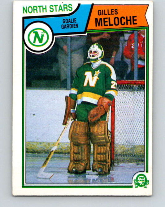 1983-84 O-Pee-Chee #177 Gilles Meloche  Minnesota North Stars  V27298
