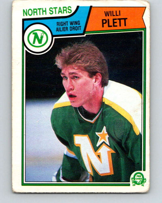 1983-84 O-Pee-Chee #179 Willi Plett  Minnesota North Stars  V27308
