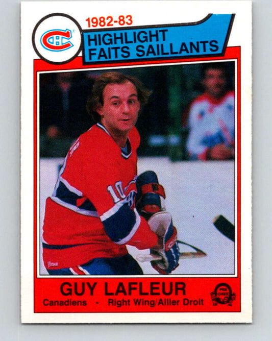 1983-84 O-Pee-Chee #183 Guy Lafleur HL  Montreal Canadiens  V27329