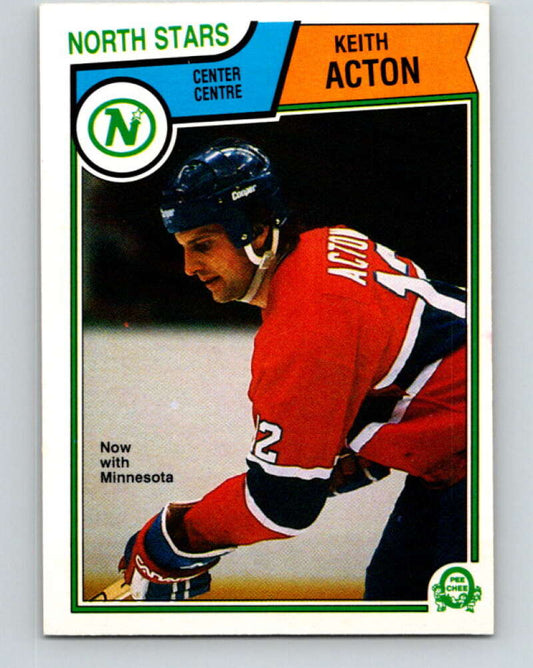1983-84 O-Pee-Chee #184 Keith Acton  Minnesota North Stars  V27330