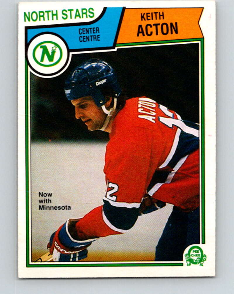 1983-84 O-Pee-Chee #184 Keith Acton  Minnesota North Stars  V27333