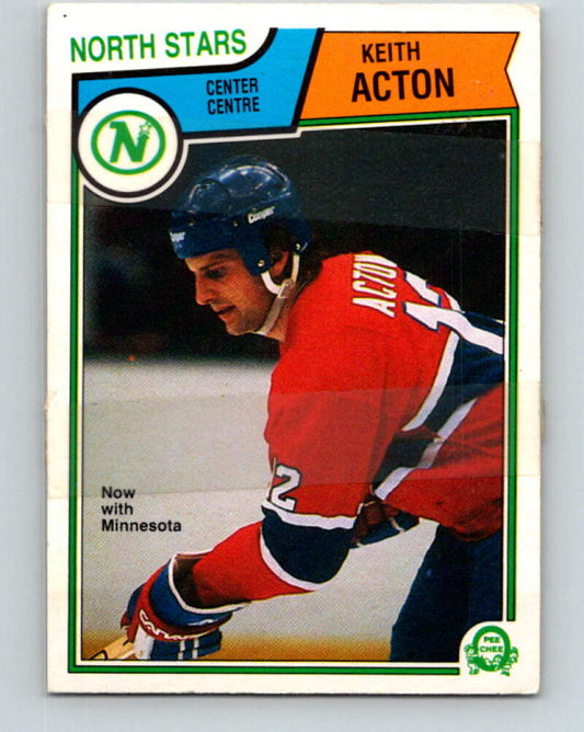 1983-84 O-Pee-Chee #184 Keith Acton  Minnesota North Stars  V27334
