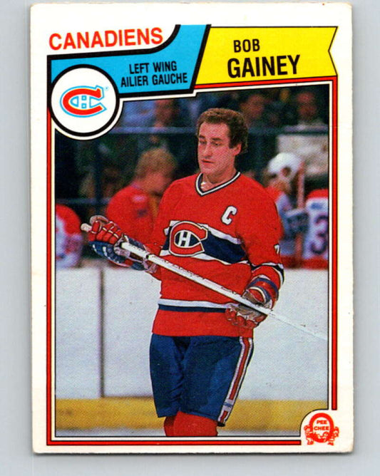 1983-84 O-Pee-Chee #187 Bob Gainey  Montreal Canadiens  V27340