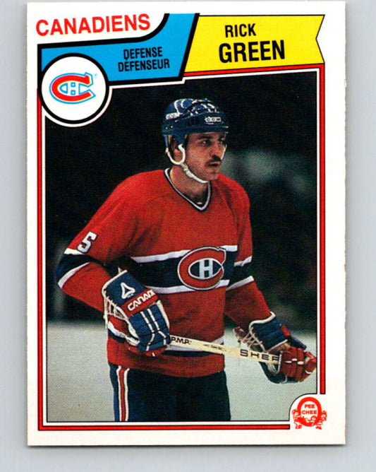 1983-84 O-Pee-Chee #188 Rick Green  Montreal Canadiens  V27344