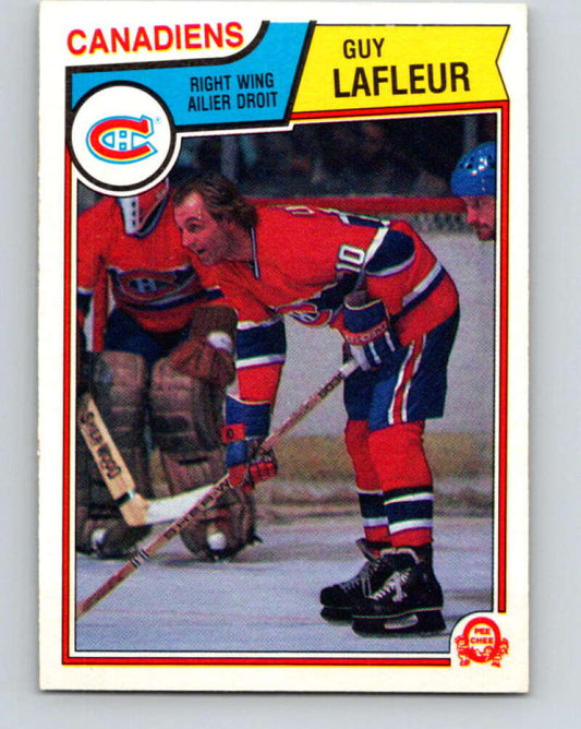 1983-84 O-Pee-Chee #189 Guy Lafleur  Montreal Canadiens  V27346