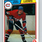 1983-84 O-Pee-Chee #190 Craig Ludwig  RC Rookie Canadiens  V27348