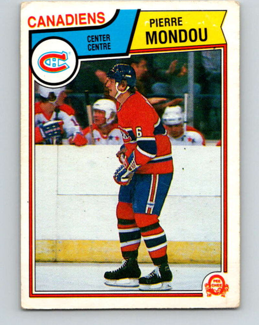 1983-84 O-Pee-Chee #191 Pierre Mondou  Montreal Canadiens  V27351