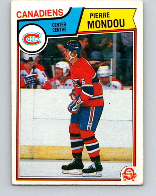 1983-84 O-Pee-Chee #191 Pierre Mondou  Montreal Canadiens  V27352