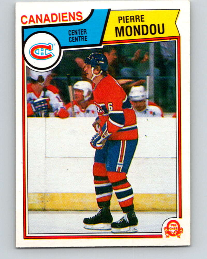 1983-84 O-Pee-Chee #191 Pierre Mondou  Montreal Canadiens  V27353