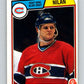 1983-84 O-Pee-Chee #194 Chris Nilan  RC Rookie Montreal Canadiens  V27360