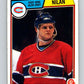 1983-84 O-Pee-Chee #194 Chris Nilan  RC Rookie Montreal Canadiens  V27362