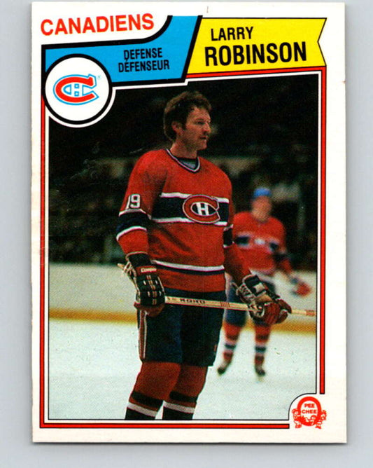 1983-84 O-Pee-Chee #195 Larry Robinson  Montreal Canadiens  V27365