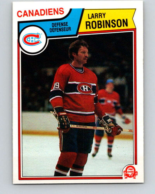 1983-84 O-Pee-Chee #195 Larry Robinson  Montreal Canadiens  V27366
