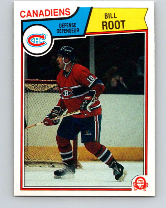 1983-84 O-Pee-Chee #196 Bill Root  RC Rookie Montreal Canadiens  V27368