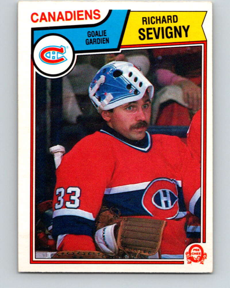 1983-84 O-Pee-Chee #197 Richard Sevigny  Montreal Canadiens  V27369