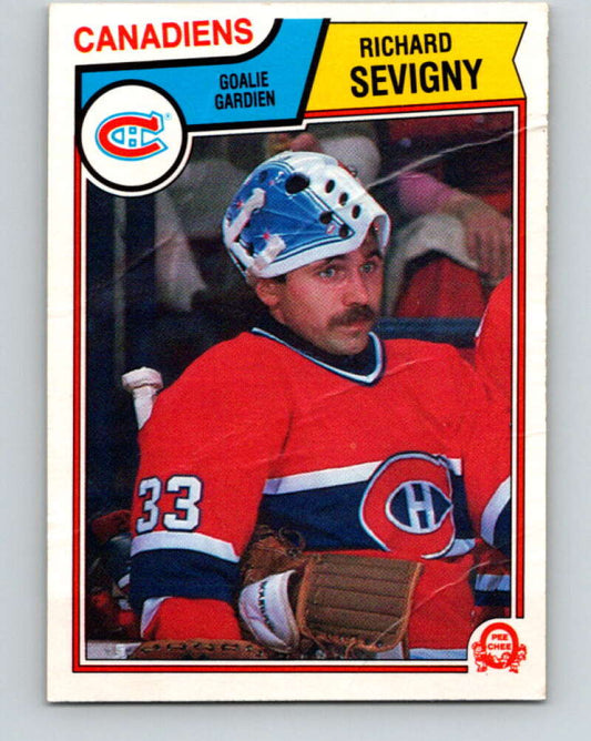 1983-84 O-Pee-Chee #197 Richard Sevigny  Montreal Canadiens  V27370