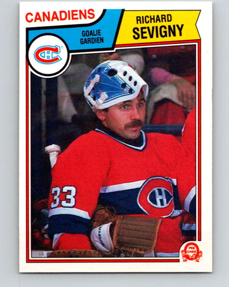 1983-84 O-Pee-Chee #197 Richard Sevigny  Montreal Canadiens  V27371