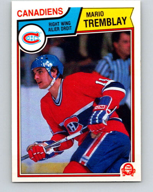 1983-84 O-Pee-Chee #199 Mario Tremblay  Montreal Canadiens  V27380