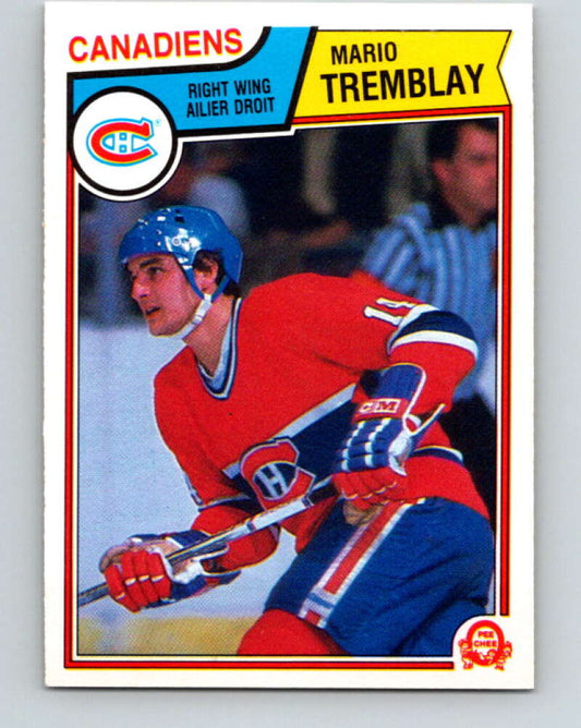 1983-84 O-Pee-Chee #199 Mario Tremblay  Montreal Canadiens  V27381