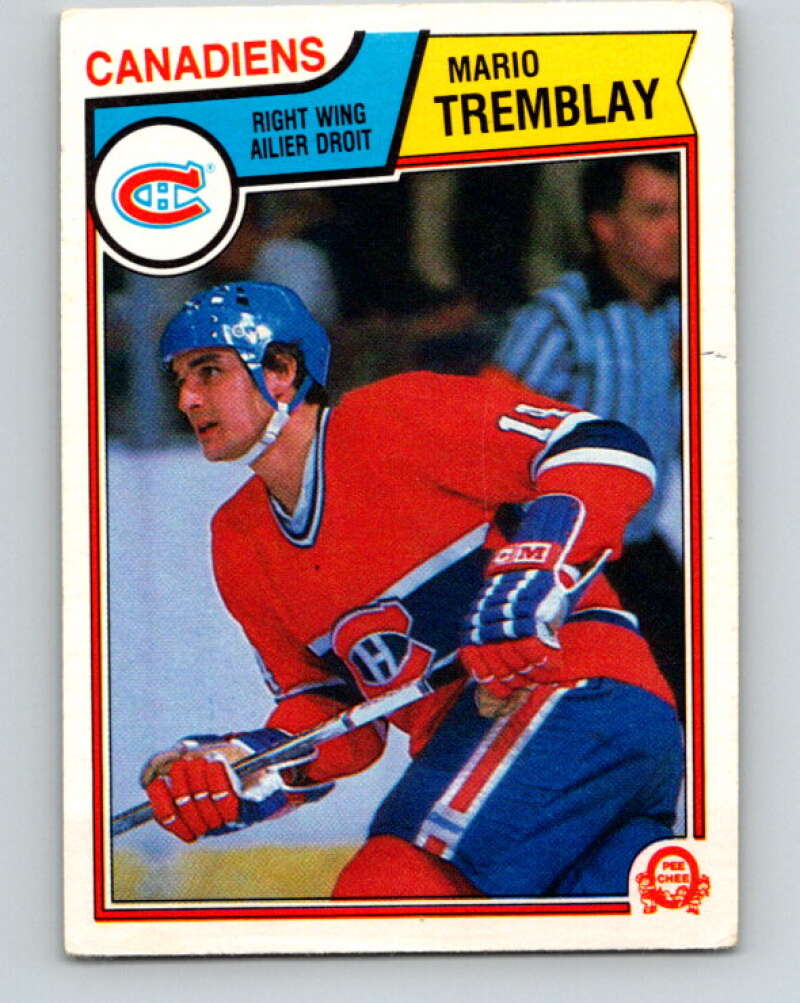 1983-84 O-Pee-Chee #199 Mario Tremblay  Montreal Canadiens  V27382