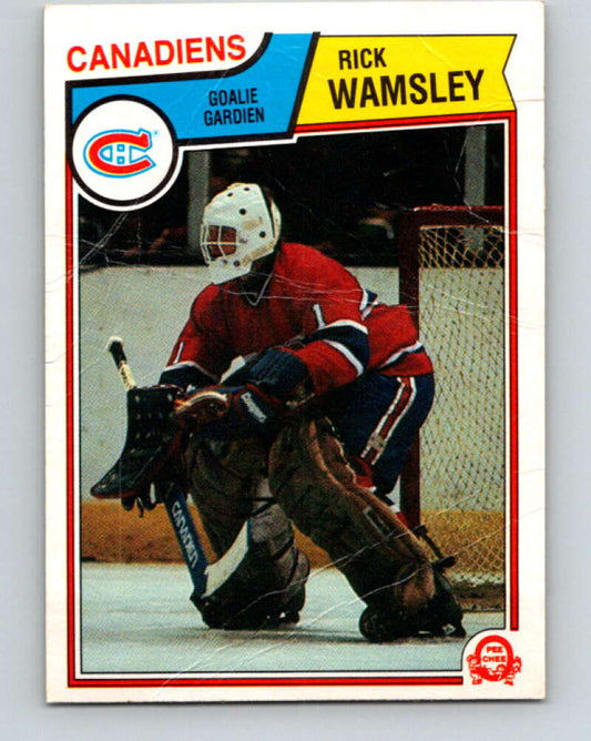 1983-84 O-Pee-Chee #201 Rick Wamsley  Montreal Canadiens  V27385