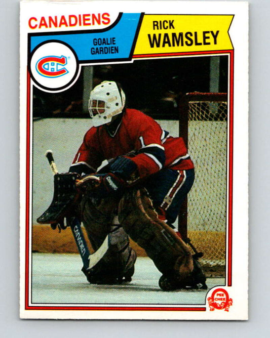 1983-84 O-Pee-Chee #201 Rick Wamsley  Montreal Canadiens  V27386