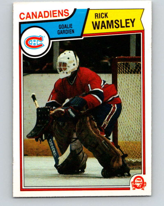 1983-84 O-Pee-Chee #201 Rick Wamsley  Montreal Canadiens  V27388