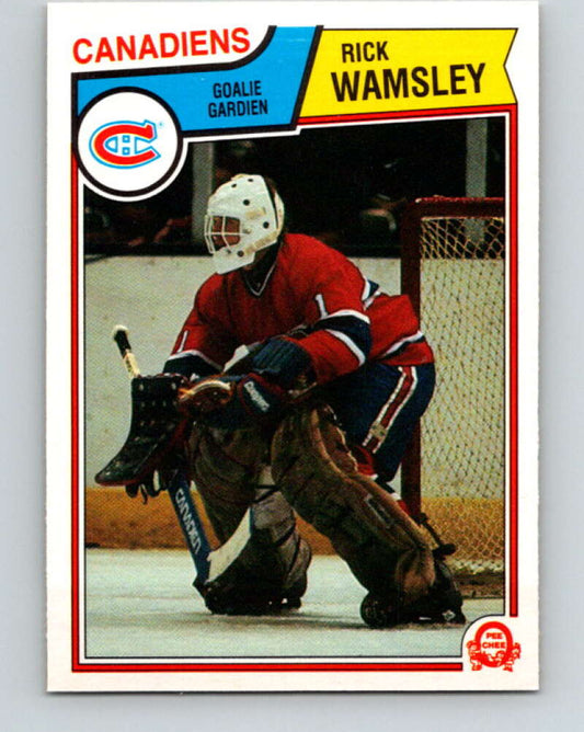 1983-84 O-Pee-Chee #201 Rick Wamsley  Montreal Canadiens  V27389