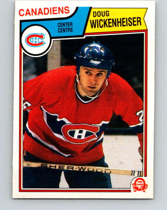 1983-84 O-Pee-Chee #202 Doug Wickenheiser  Montreal Canadiens  V27390