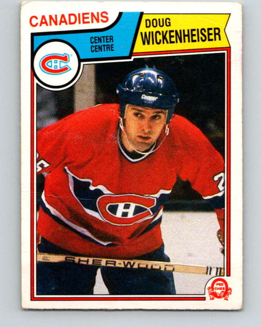 1983-84 O-Pee-Chee #202 Doug Wickenheiser  Montreal Canadiens  V27391