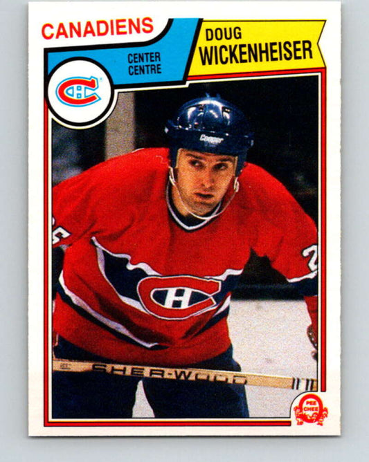 1983-84 O-Pee-Chee #202 Doug Wickenheiser  Montreal Canadiens  V27392