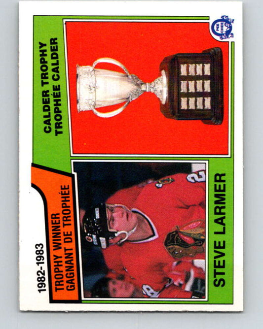 1983-84 O-Pee-Chee #206 Steve Larmer Blackhawks  V27398