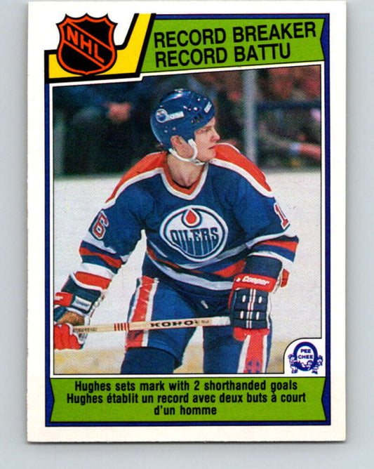 1983-84 O-Pee-Chee #213 Pat Hughes RB  Edmonton Oilers  V27412