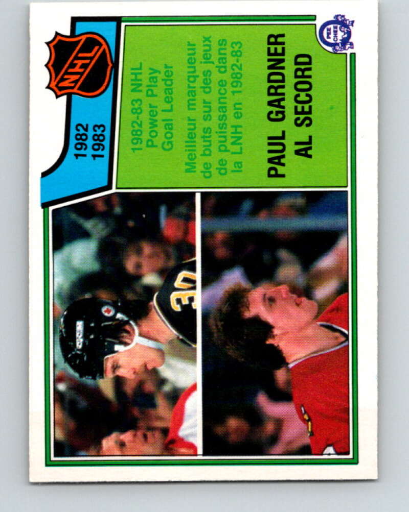 1983-84 O-Pee-Chee #219 Gardner/Secord LL   V27423
