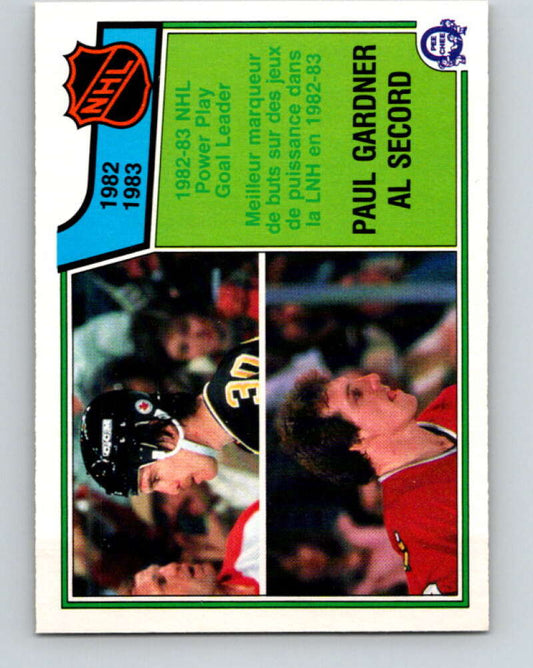 1983-84 O-Pee-Chee #219 Gardner/Secord LL   V27426