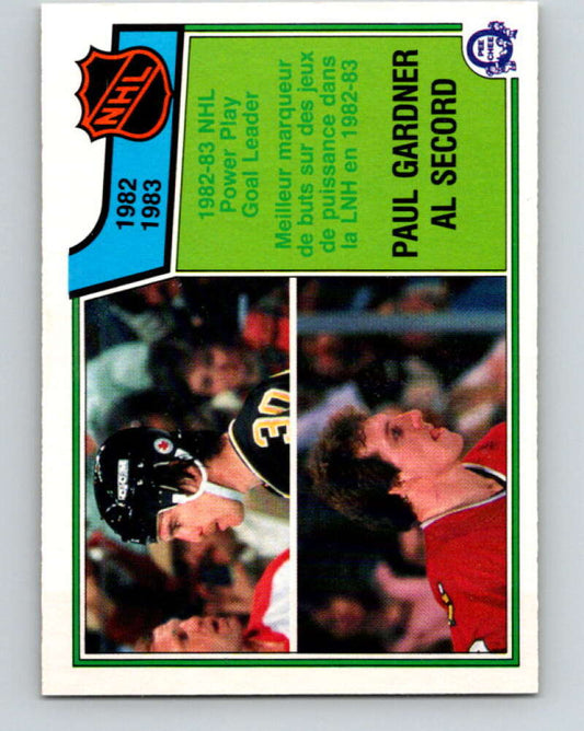1983-84 O-Pee-Chee #219 Gardner/Secord LL   V27427