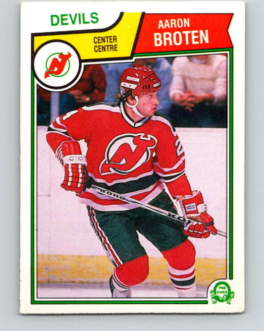 1983-84 O-Pee-Chee #227 Aaron Broten  New Jersey Devils  V27449