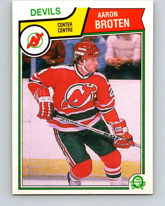 1983-84 O-Pee-Chee #227 Aaron Broten  New Jersey Devils  V27450