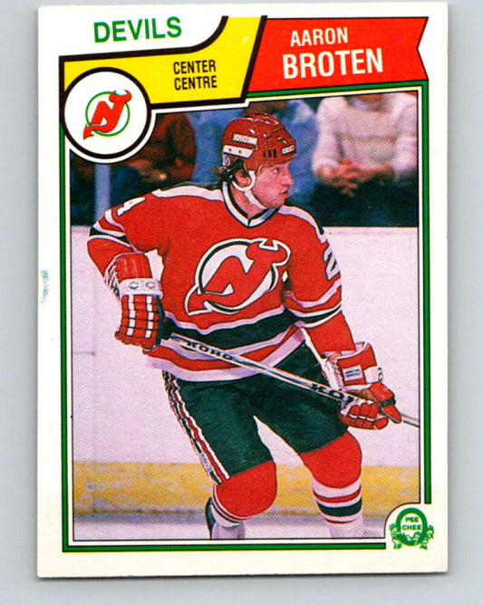 1983-84 O-Pee-Chee #227 Aaron Broten  New Jersey Devils  V27451