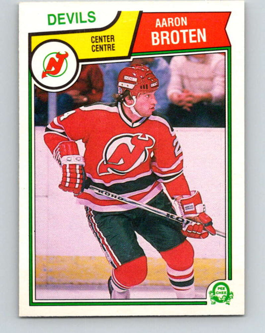 1983-84 O-Pee-Chee #227 Aaron Broten  New Jersey Devils  V27452