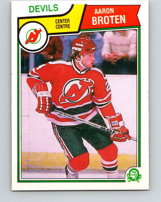 1983-84 O-Pee-Chee #227 Aaron Broten  New Jersey Devils  V27453