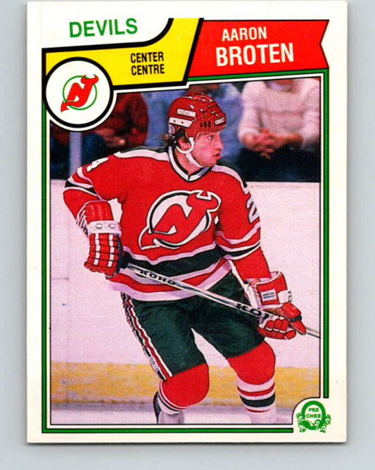 1983-84 O-Pee-Chee #227 Aaron Broten  New Jersey Devils  V27454