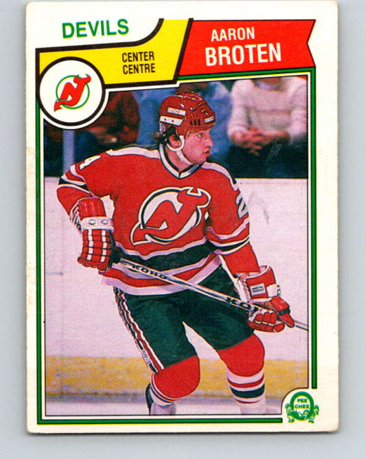 1983-84 O-Pee-Chee #227 Aaron Broten  New Jersey Devils  V27455