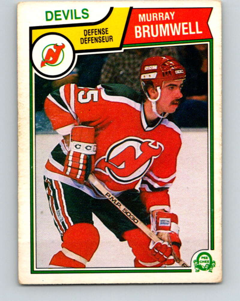 1983-84 O-Pee-Chee #228 Murray Brumwell  RC Rookie Devils  V27456