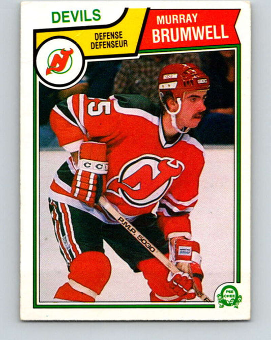 1983-84 O-Pee-Chee #228 Murray Brumwell  RC Rookie Devils  V27457