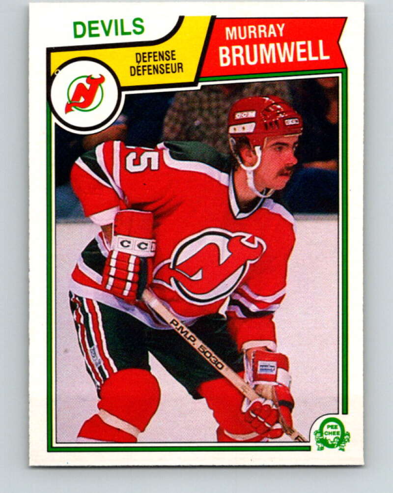 1983-84 O-Pee-Chee #228 Murray Brumwell  RC Rookie Devils  V27458